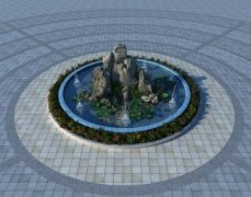 喷泉3d模型(喷泉3dmax喷泉模型下载)