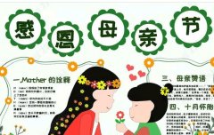 中国母亲节图片大全(母亲节素材的手抄报)