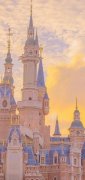 迪士尼城堡背景图(迪士尼城堡海报)