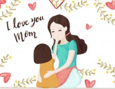 母亲节图片感人漫画(感人的母亲和孩子的漫画图)